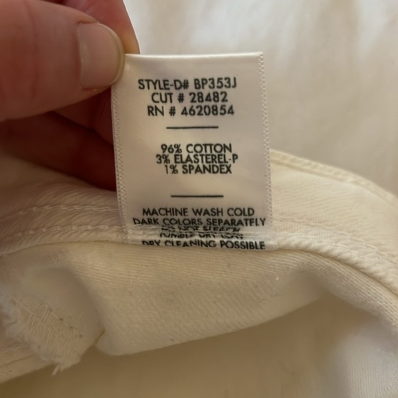 Buru high rise sailor jean in white - Picture 7 of 7